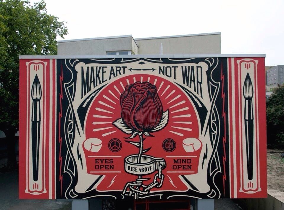 Shepard Fairey ONE WALL URBAN NATION BERLIN