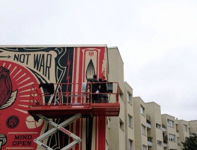 Shepard Fairey ONE WALL URBAN NATION BERLIN