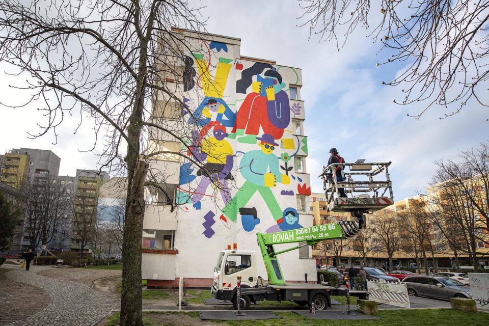 One Wall. Urban Nation Museum. Emily Eldridge. Mural. Urban Art. Street Art. Berlin. Kreuzberg. Wassertorstrasse 63/64.