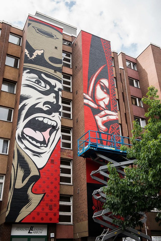 ONE WALL D*FACE & SHEPARD FAIREY Project M