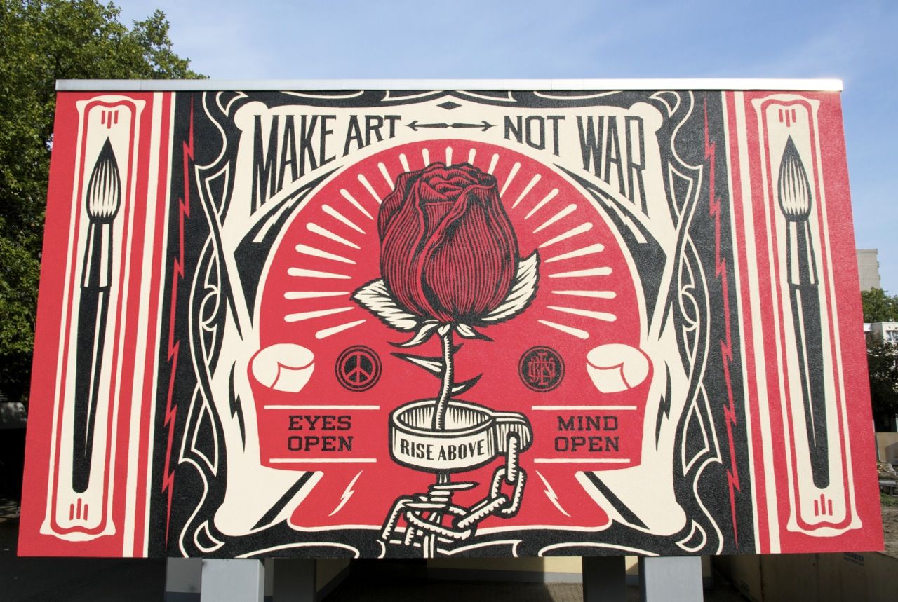 Shepard Fairey ONE WALL URBAN NATION BERLIN