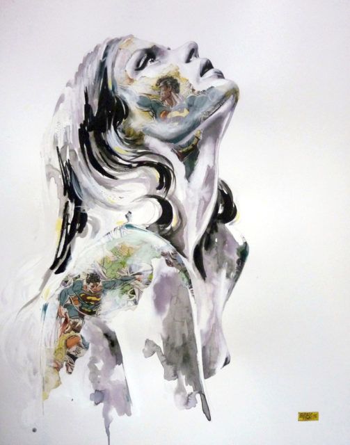 Sandra Chevrier La Cage Painting white