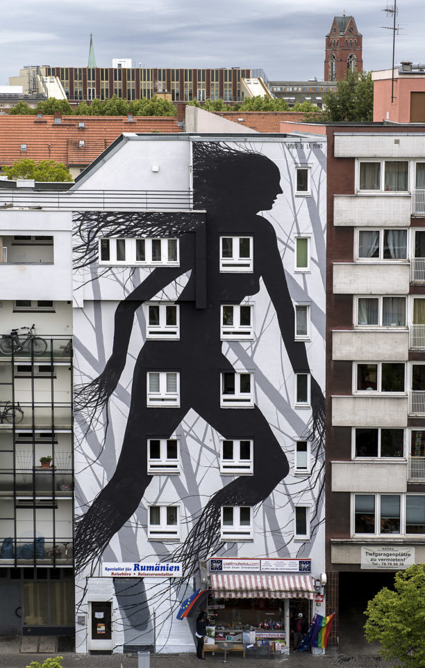 URBAN NATION Berlin. One Wall by David de la Mano. Urban Art. Street Art. Urban Contemporary Art. Mural.