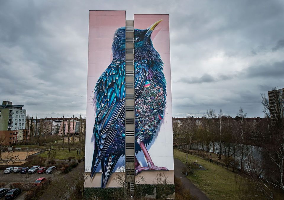 Collin van Der Sluijs & Super A URBAN NATION ONE WALL